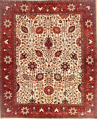 Hand-knotted Rug (Carpet) 9X11, Farahan mint condition