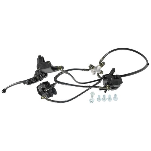 Go kart Front Rear Drive 4 Wheel CV Axle Swingarm Gearbox Brake Assembly kit 4WD - Picture 12 of 21