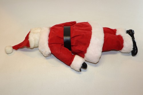 Figura Muñeca Papá Noel Estilo Viejo Mundo De Colección 17" Cabeza Cerámica Manos Pies Cuerpo de Tela - Imagen 7 de 11
