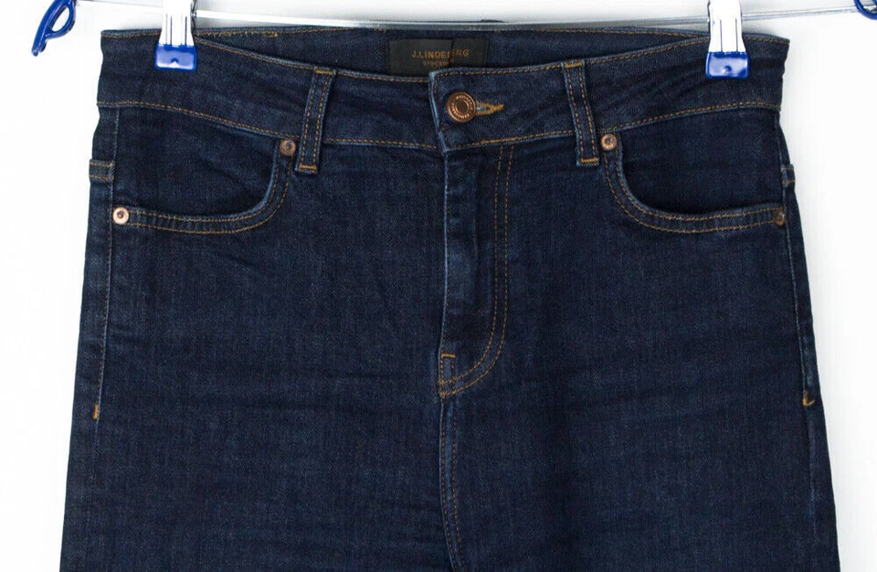 J.LINDEBERG Mujeres Grete High Raw Slim Stretch Jeans Talla W29 L30 - Imagen 3 de 4