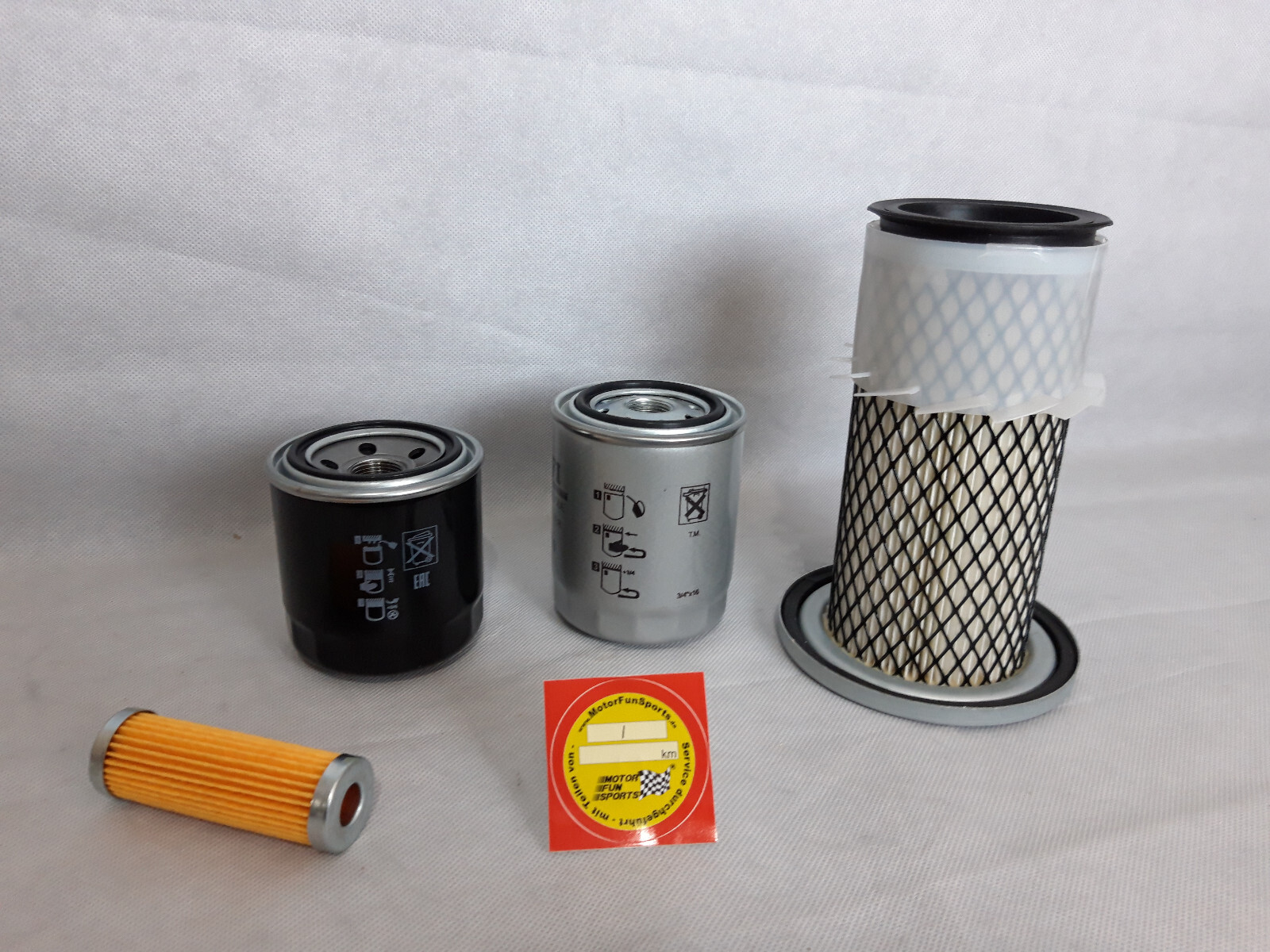 Filter Set (Large) suitable for Kubota 1750 Oil Air Fuel Hydraulic