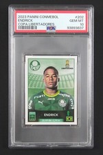 Endrick PSA 10 / Rookie RC Sticker Panini Conmebol Libertadores 2023 #202