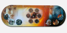 NZ - 2003 - Uncirculated Coin Set - Lord Of The Rings Coin !!!LIGHT VERSUS DARK