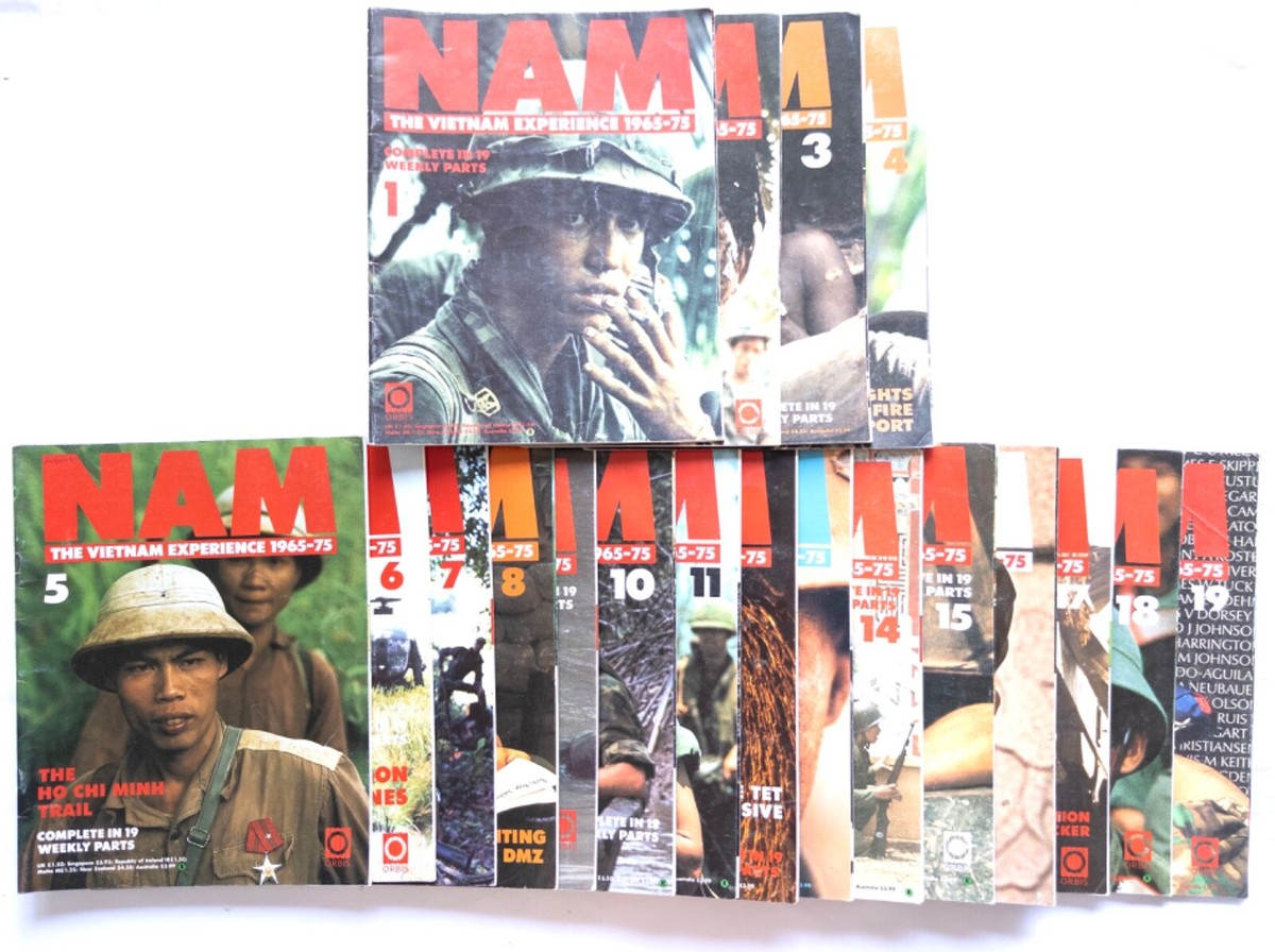 NAM THE VIETNAM EXPERIENCE 1965-75 Volumes 1-19 Magazines | eBay UK