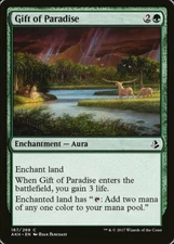 4 Gift of Paradise 4x x4 - NM - Hour of Devastation - SPARROW MAGIC mtg