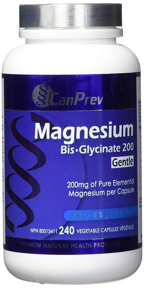 CanPrev Magnesium BisGlycinate 200, 240 Vegetable Capsules eBay