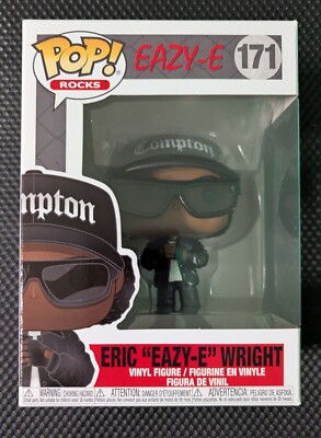 New! Mint! Funko Pop! Rocks Eric Eazy-E Wright 171 w/Pop Protector