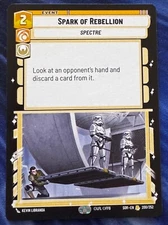 Star Wars Unlimited Spark of Rebellion Spark Of Rebellion Spectre Rare Card