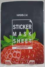 Maskbook Sticker Mask Sheet  Strawberry