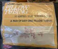 Vtg Rare Vogart Crafts Inspiration Roses pillow tubing embroidery kit 8047A 2 
