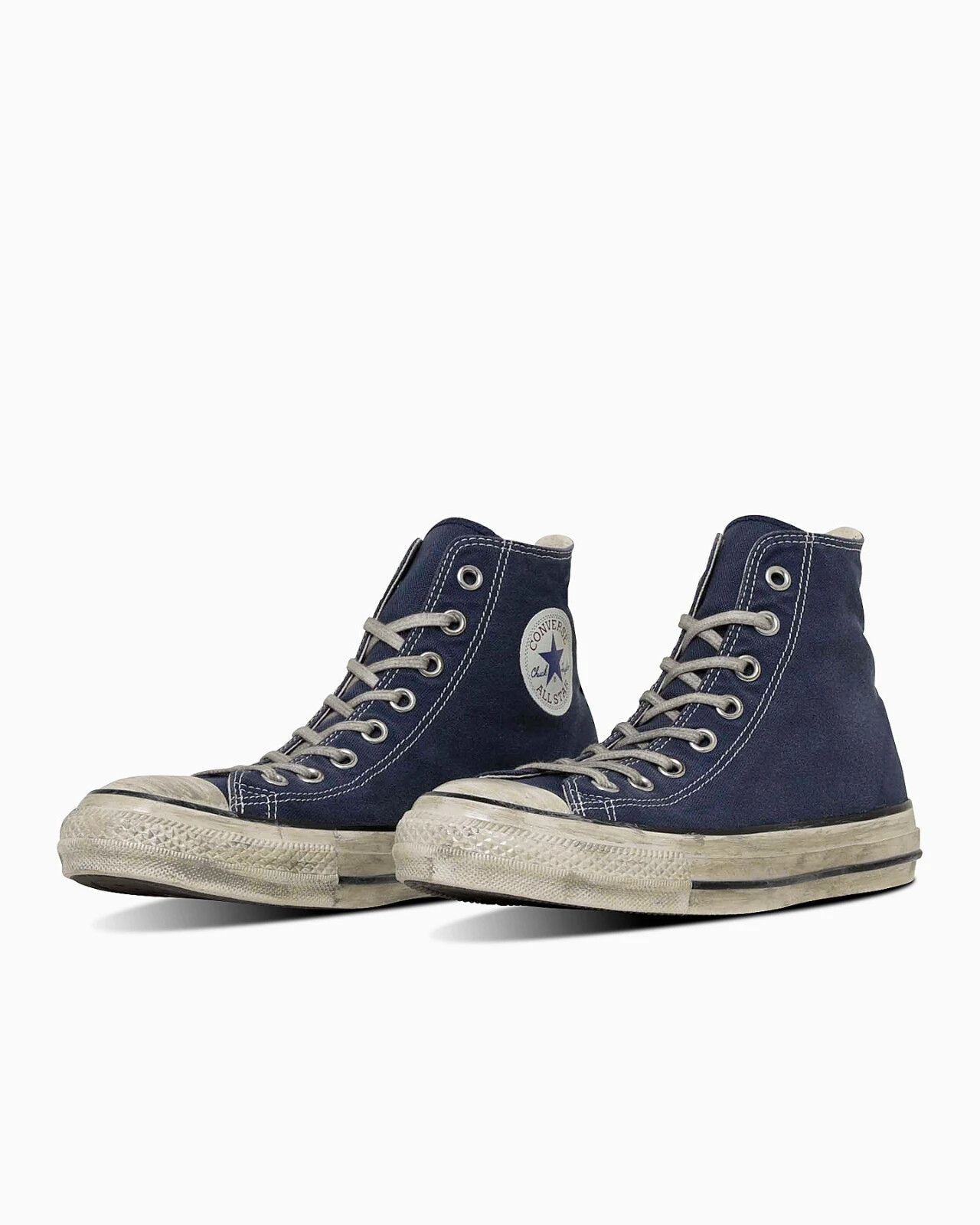 Converse All Star Aged AG HI Faded Navy Mens Sneakers-image