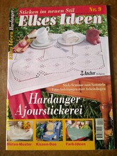 Elkes  Ideen Sticken im neuen Stil Hardanger Ajourstickerei Nr.  9
