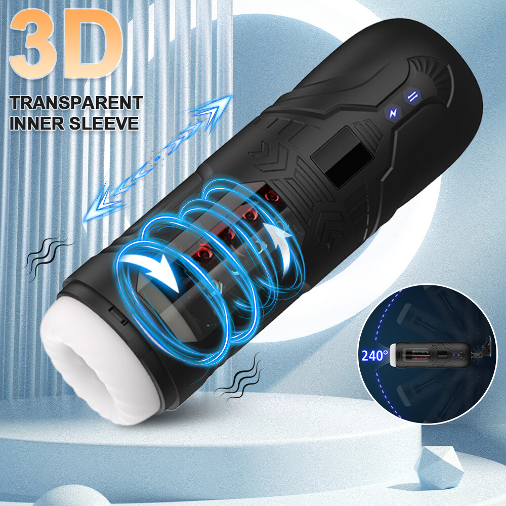 Elektrischer Masturbator Mann Handfrei Cup Rotierende Sex Spielzeug für Männer