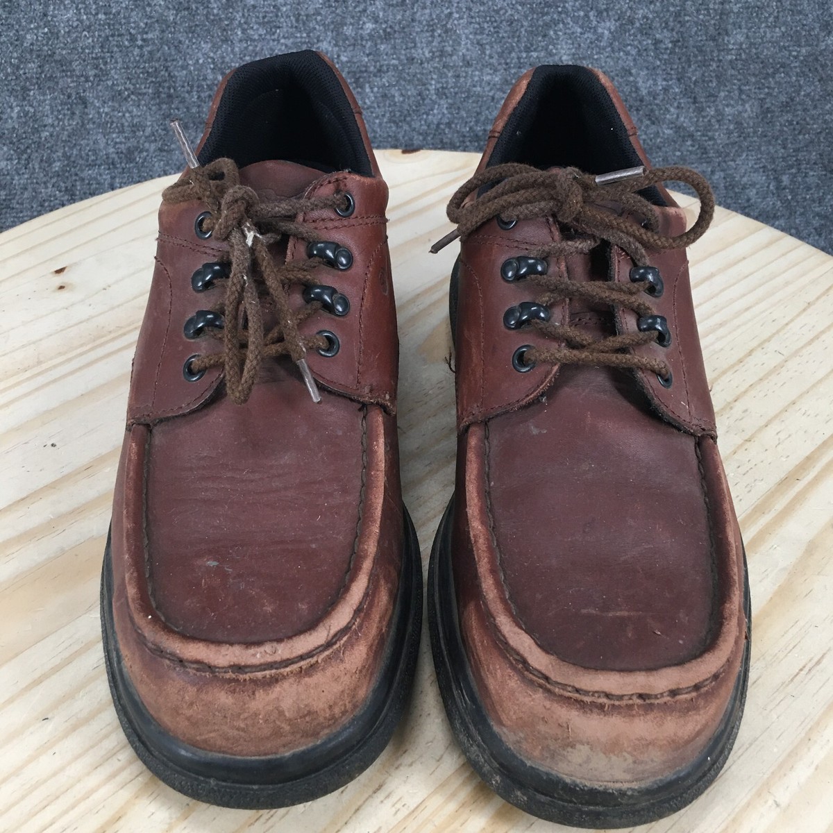 Red Wing Safety Shoes Mens 8.5 Casual Oxford Brown Leather 