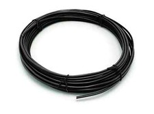 10ft Black 12 AWG THHN Solid Copper Wire - Insulated Ground Wire, 12 Gauge