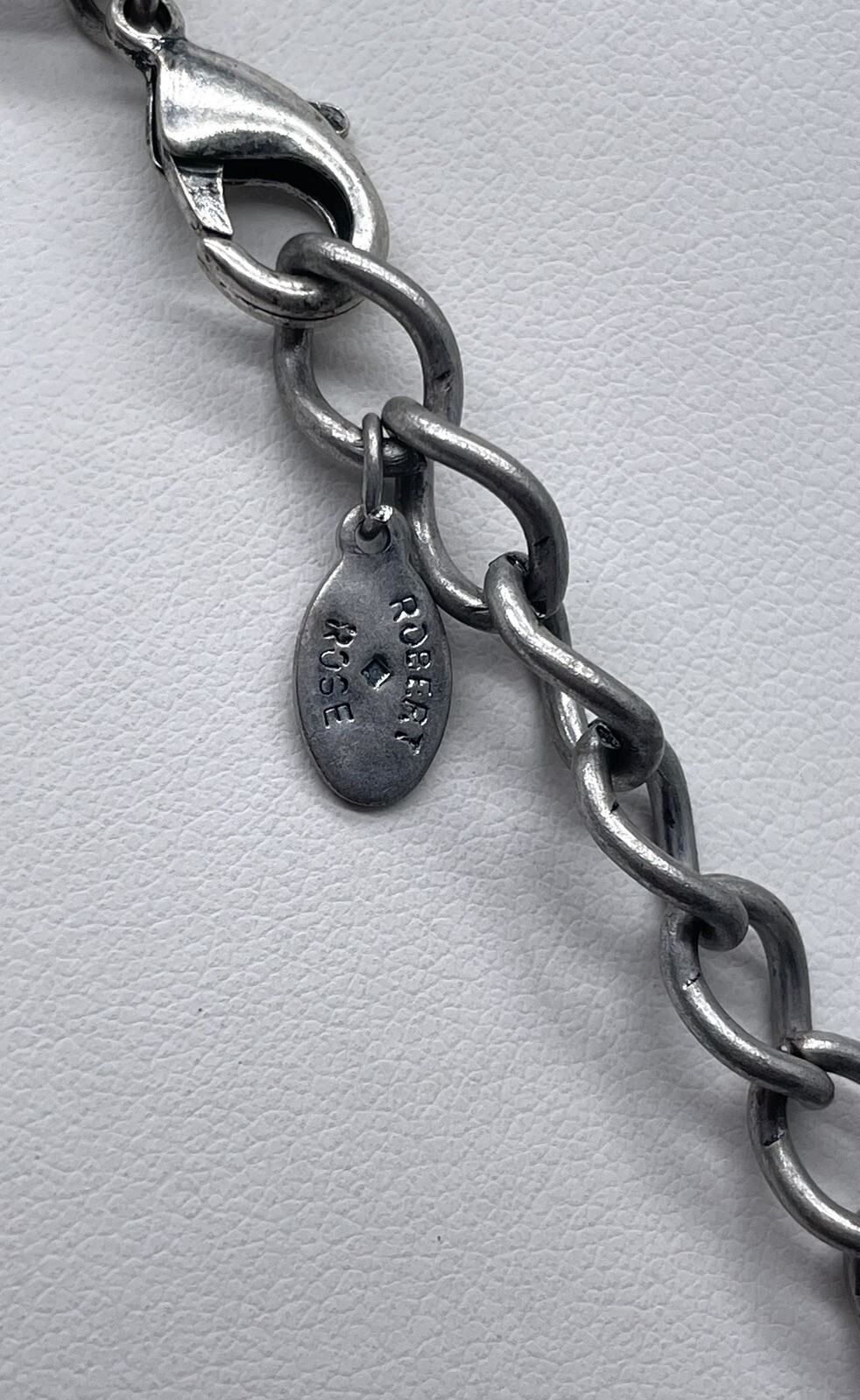 Robert Rose Cable Chain Rhinestone Statement Neck… - image 6