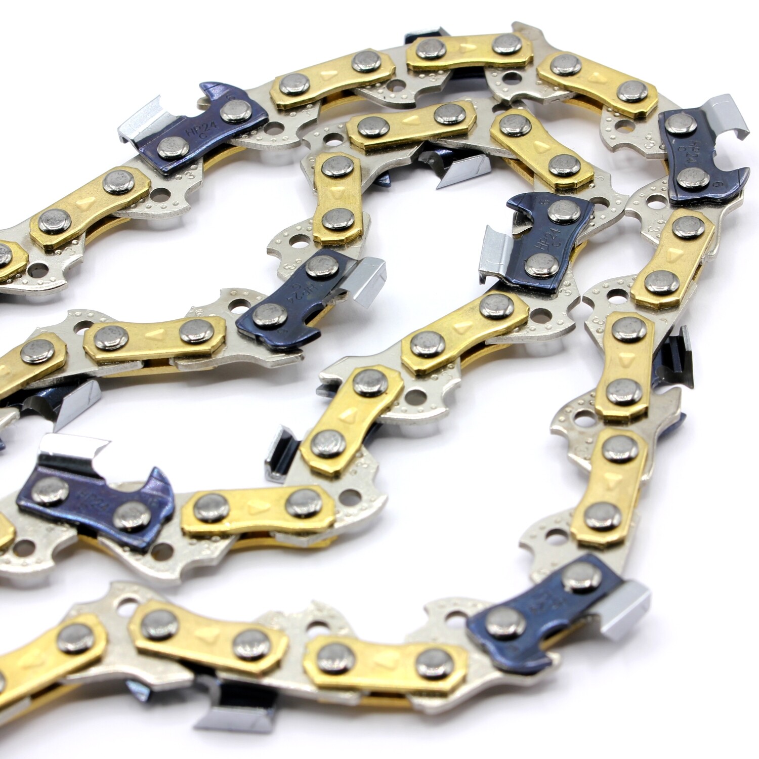 Lot De 2 Chaînes De Tronçonneuse 40 Cm - Pas 3/8", épaisseur 1,1 Mm, 56 Maillons - Remplace Oregon 90PX056E / 90PX056X