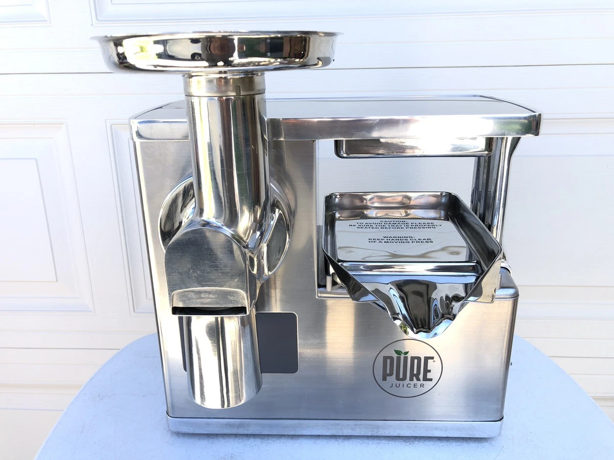 Pure Brand Cold Press Juicer 2 Stages Hydraulic Press.