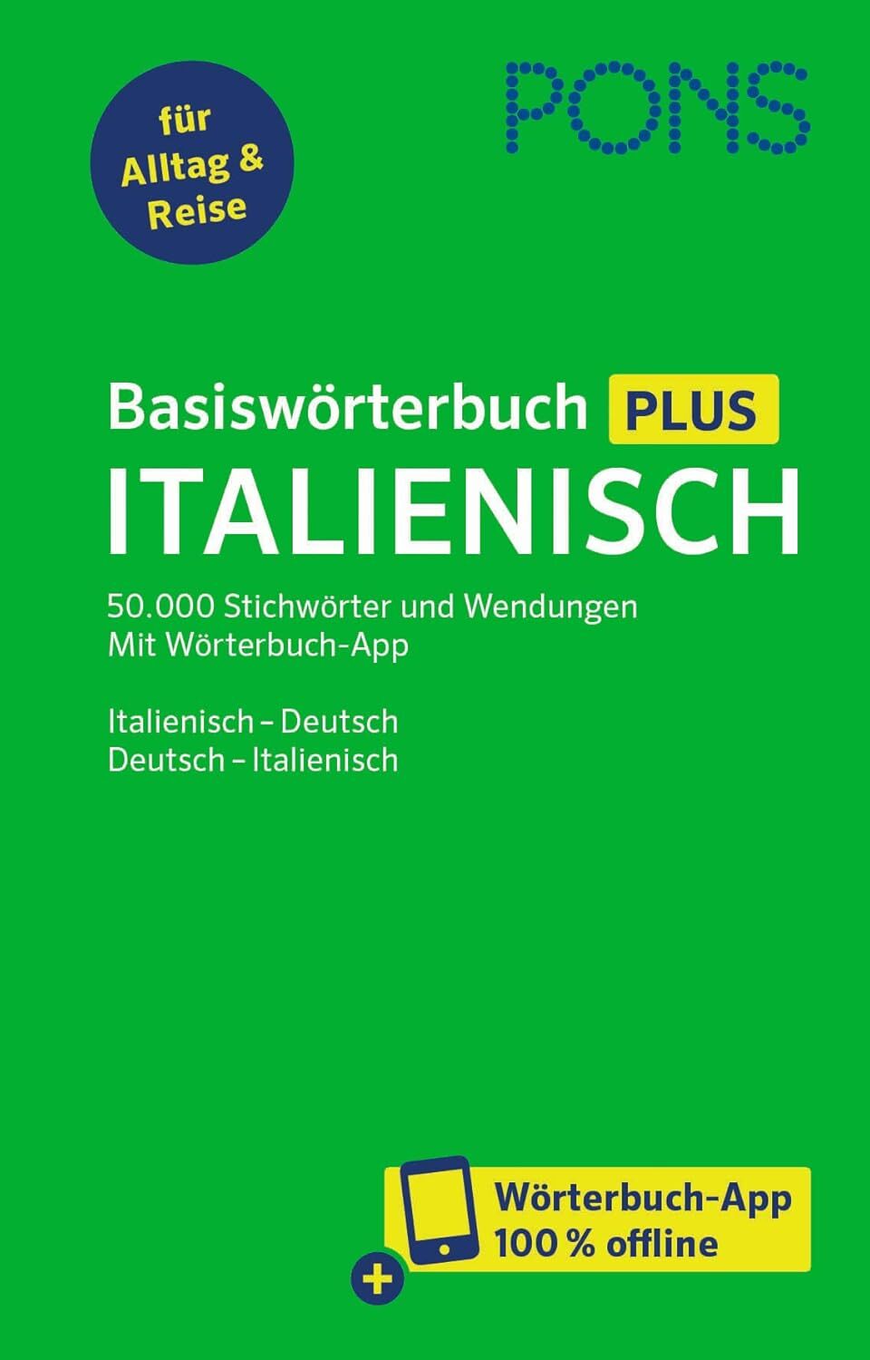 9783125162242 PONS Basiswörterbuch Plus Italienisch: 50.000 Sti...- Italienisch
