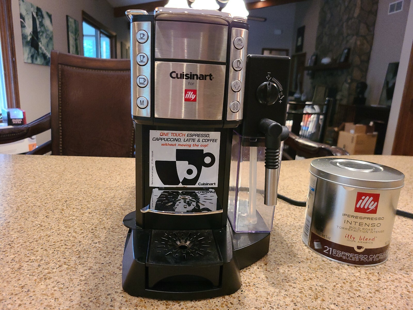 Y CAFETERA CUCINART EM-600 SUPER AUTOMÁTICOS ILLY BUENA TAZA |