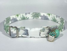 Cat Collar- "Succulents Adjustable Breakaway Safety Quick-Release Collar