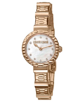 Roberto Cavalli By Franck Muller 2L023 Diamond Swiss Bracelet Watch $700 #GW 79N
