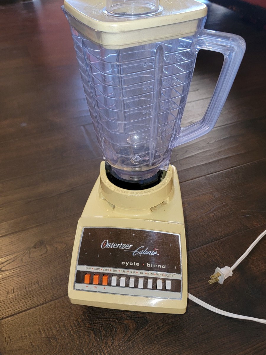 VTG Osterizer Galaxie Cycle Blend 10 Speed Blender 5 Cup Pitcher