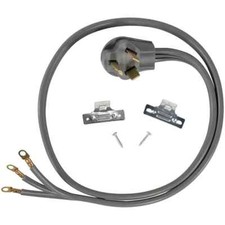 3 Prong Universal Electric Appliance Power Cord 4 foot, 3 wire, 30 amp