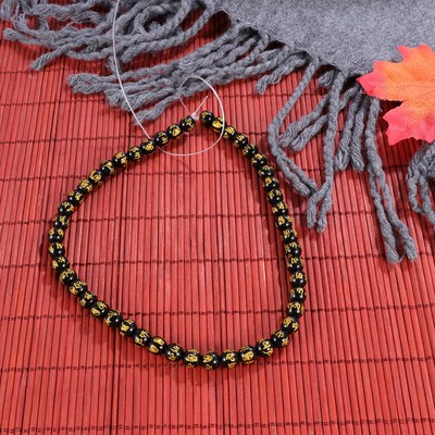  8 Mm Schwarzer Schmuck Armreif Aus Obsidian Women's Bracelet