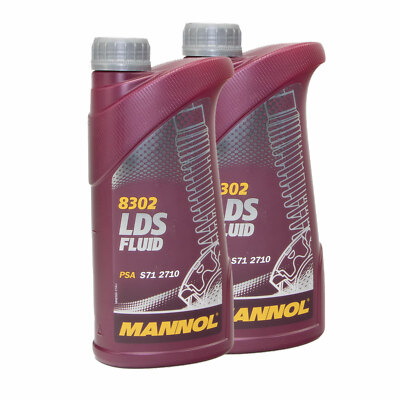2 Liter (2x1) MANNOL LDS Hydrauliköl Fluid Hydraulikflüssigkeit 4036021101873