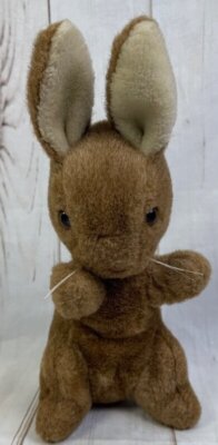 Vtg Eden Plush Frederick Warne Peter Rabbit Brown Bunny Stuffed Animal 12''