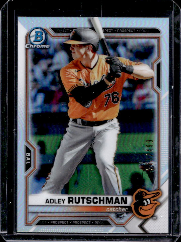 2021 Bowman Chrome Adley Rutschman Prospects Refractor #/499 #BCP-241