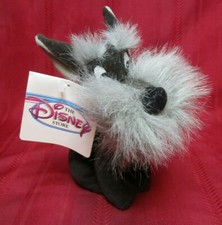 Walt Disney Store Lady and the Tramp Mini Bean Bag Jock 8" Plush Scottie Dog