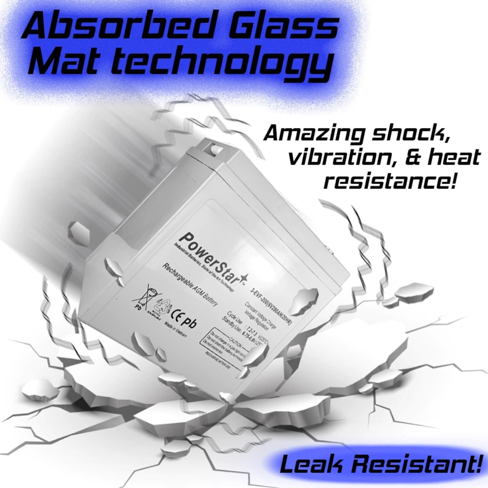 Sealed Replacement For T-105 6 Volt Golf Cart Battery RV Marine Solar Deep Cycle - Image 4 of 4