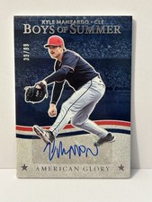 2025 Panini Boys of Summer - American Glory Signatures Kyle Manzardo #AGS-KM /99