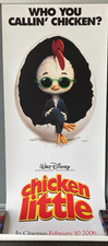 Cinema Banner / Panel Poster: CHICKEN LITTLE 2005 Zach Braff Patrick Stewart