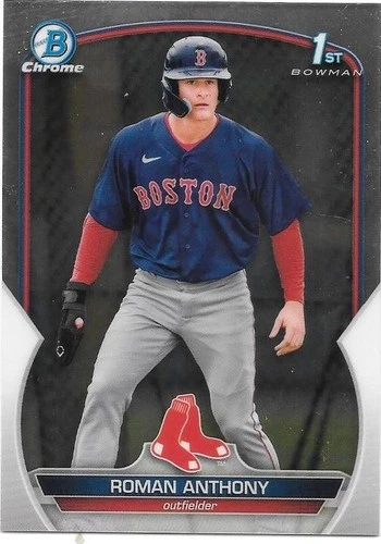 Roman Anthony 2023 1st Bowman Chrome  Rookie Card RC #BCP-71 - Red Sox