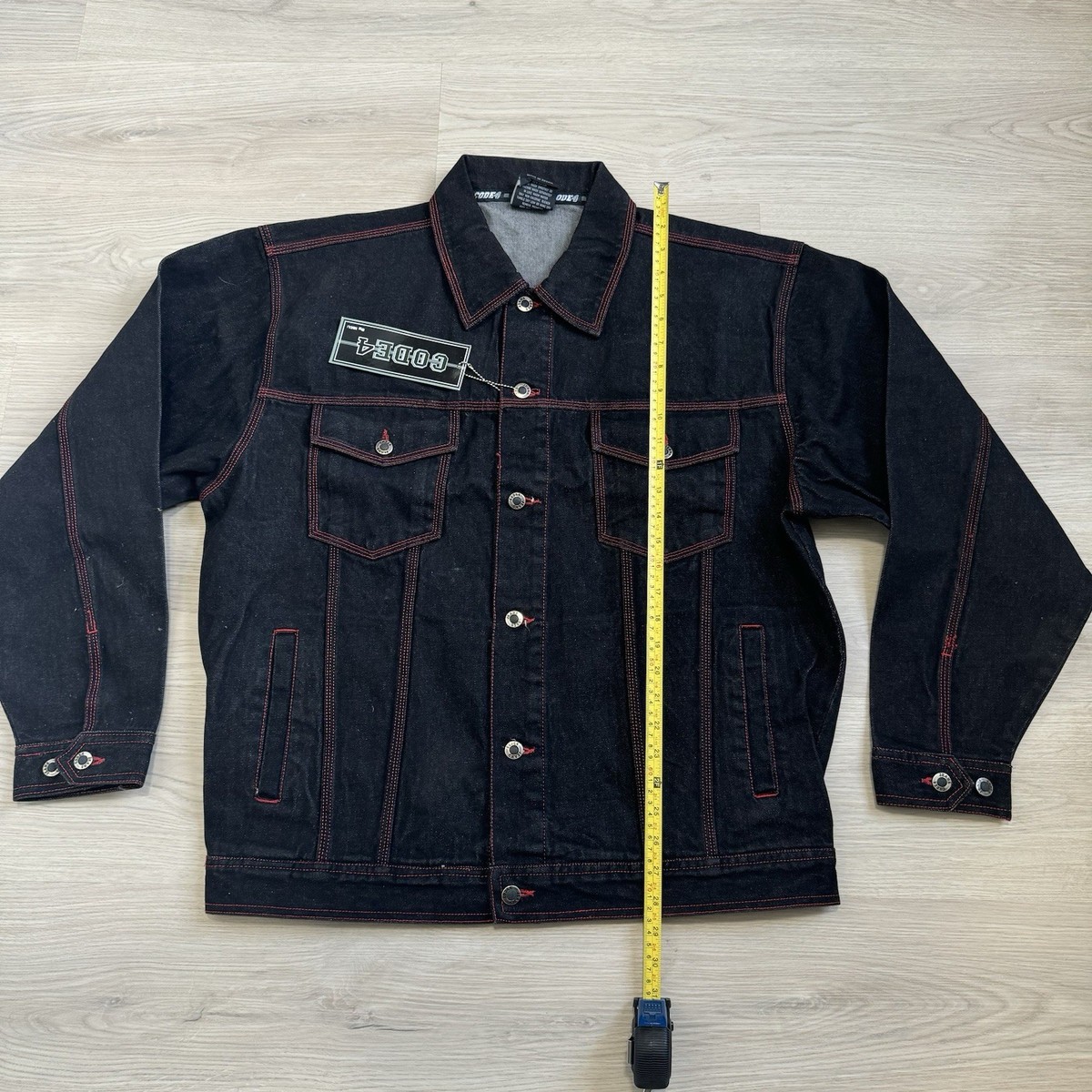 Vintage 90s Y2K Chubiggie Denim Jacket Hip Hop Fubu Southpole