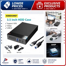 SATA to USB 3.0 External Hard Drive Enclosure 2.5 3.5in KEBETEME