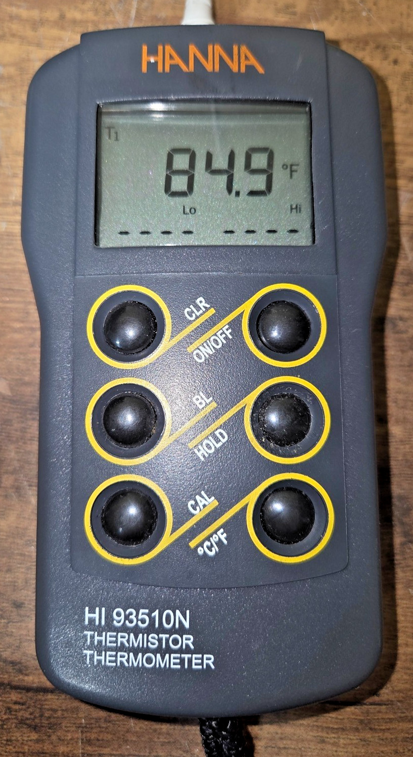 HANNA INSTRUMENTS HI93510 Thermistor Thermometer with Interchangeable Probe