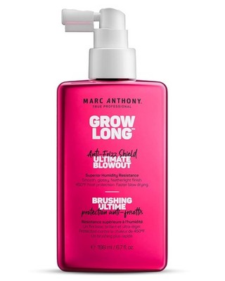 Anti-Frizz Shield Ultimate Blowout Spray, Grow Long - Smooth, Shiny Hair in H...