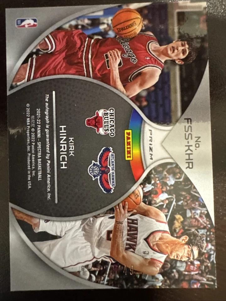 2021-22 Panini Spectra Full Spectrum Signatures Meta #16 Kirk Hinrich automático/49 Foto 2 de 3