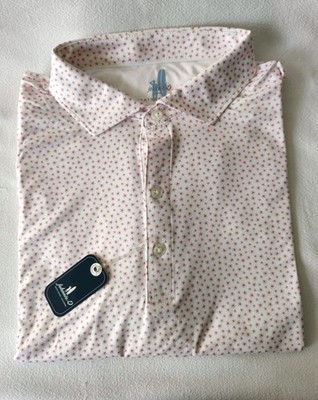 NWT LARGE Johnnie O Plumeria Featherweight Polo MSRP $110