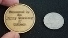 RARE INTERIM Secretary of Defense SECDEF Powell Rumsfeld Rice era Challenge Coin — photo 1