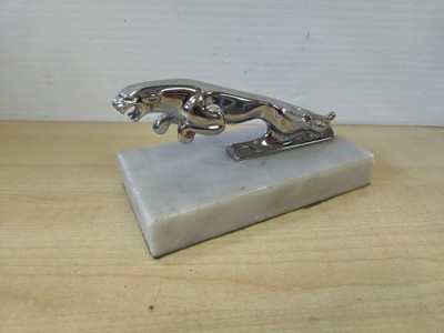 Jaguar springende Katze Schreibtisch Ornament Briefbeschwerer XJR S X E F-TYPE XJS XK8