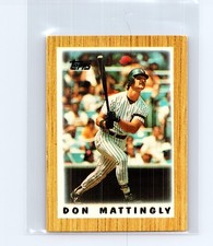 1987 Topps League Leaders Mini Don Mattingly #65