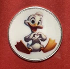 Fine Silver Duck With Heart-hands, 1 Gram .999 Pure Silver!