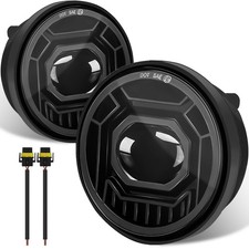 4.5" Motorcycle fog Lights 2PCS, Round LED Fog Lamps for Motorcycle Harley Da...