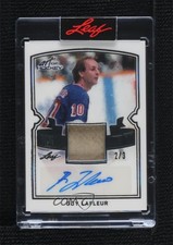 2021-22 Leaf Art of Hockey Visual Black 2/3 Guy Lafleur #VA-GL1 Auto HOF 11jd