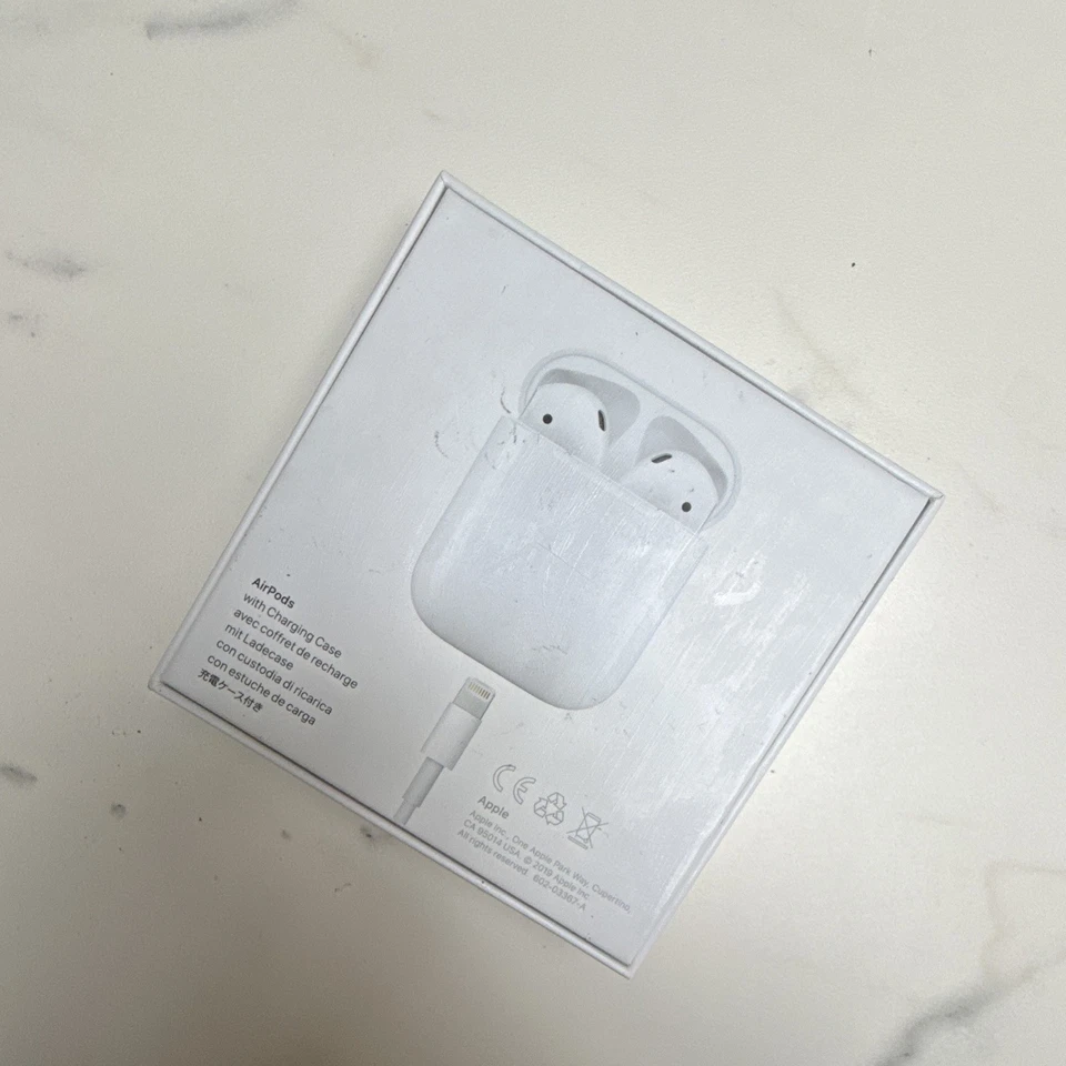 “ Empty Box”Apple AirPods 2nd Gen Wireless  w/ Charging Case White MV7N2ZM/A, photo 3 of 5